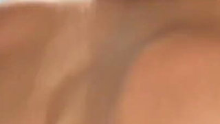 He Fucks This Busty Brunette in Front of the Pool