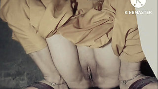 Husband fucked now clean his smooth pussy for brother-in-law?