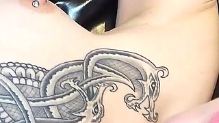 Dirty bukkake party with Xenia cum bitch at her home - Part 1