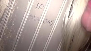 Slutwife at gloryhole