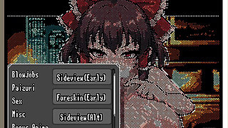 Hentai Game - Touhou Reimu Pixel Hentai Sex Animation