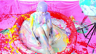 Martina's Nude Rainbow Slimes Wam