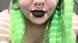 Curly Blonde Teen Records Solo Dildo Masturbation More at