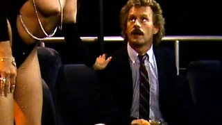 Schoolgirl brunette doggystyle and blowjob