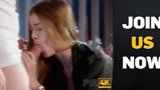 Daddy Receives Ultimate Gift from Young Latina: Intense Blowjob, Doggy Pounding and Pussy Lick
