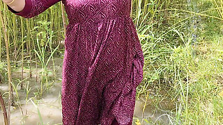 Video of Hardly Fucking a Beautiful Indian Auntie From the Village at Her Home