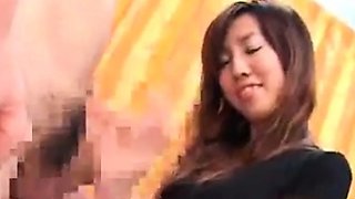 Japanese CFNM Handjob by Amateurs
