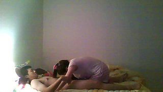 Submissive Chinese Slut Sucks My Dick and Swallows My Cum