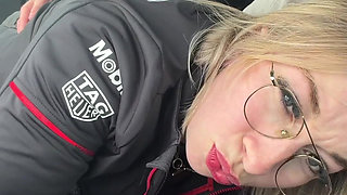 I Suck While Driving My Boyfriend While Passing Trucks Ahah