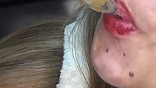 I Swallow a Condom Full of Colored Balls!!