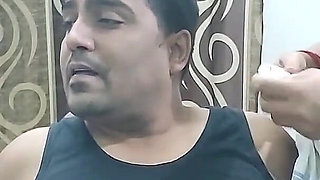 Husband Gagged with Femdom Bondage by Pregnant Indian Wife