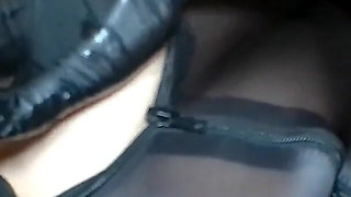 In Latex Gloves the Cunt Fingered to Climax!