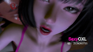 Husband works overtime at the company late at night, wife works overtime in her bedroom late at night