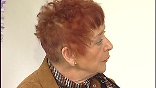 Redhead gilf having her muff fingered