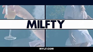 Washing machine cougar orgasms