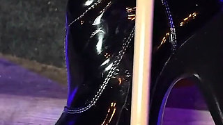 Rachel Rampage Latex Boots Worship