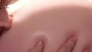 Horny Old Granny Fetish - Sucking and Licking Young Pregnant Tummy