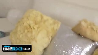 Stepdad Can't Control His Boners - Did You Cum Inside Me?! We Might as Well Have More Fun
