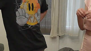 Stepdad's Friend's Tempting Game with the Defiant Teen Girl