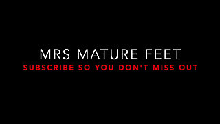 Mrs Mature Feet Tan Tights Big Pants & Over the knee Socks 494