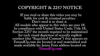 Hot sex toy pussy games with Jenna Foxx!