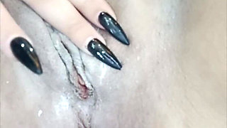 Cleaning Pussy Hair with Wax