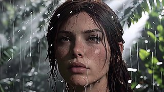 Lara Croft First Encounter with an African Tribal Group