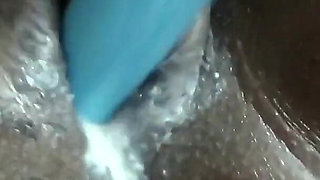 Pounding My Pussy with Vibrator Amazing Creaming Orgasms