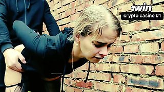 Zombie apocalypse with fabulous doll - warm sex and cum on