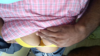 A girl fucking with uniform