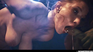 Orc Goblin Sex Dungeon - Fantasy Redhead Girl Turned Into Slave & Filled With Hot CUM