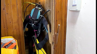 Scuba Agent Lucy Returns Underwater Diver Searches for Secret Device