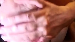 Flexible foot fetish masturbating with feet and hands