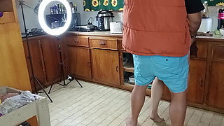 Silly F*** Buddies Making Salad in the Kitchen