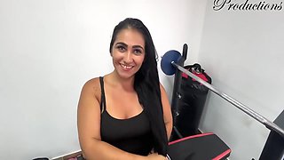 Gym Maintenance Guy Gets A Deepthroat Reward - Natural Beauty