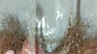 Pissing Woman, Hairy Pussy Pissing