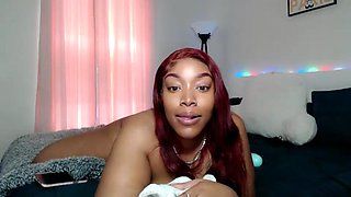 Ebony Webcam 2: Blowjob, Cowgirl  Big Ass Porn