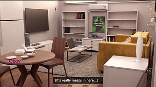 Landlady Stuck in Washing Machine - Asia Town - E04