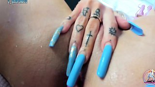 Horny amateur couple close up anal on webcam