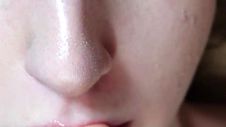 Close up Dildo Masturbation and My Face Expression