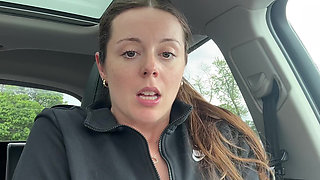 Trying to Golf in a Simulator with My Lush in! Trying Not to Cum While I Swing!