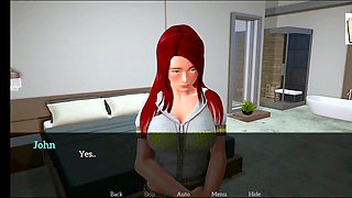 Office romance 3d, 3d erotic, 3d deep throat