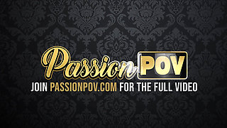 PASSION POV - Elizabeth's Perfect Big Titties Bounce While She Takes Thick Cock and Gets a Cum Treat