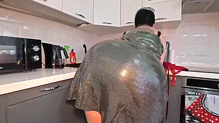 The Stepmom stayed with her Stepson and arranged a Hard Fuck with a hot blowjob and hot words