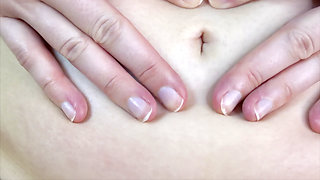 I Press My Belly Button Very Close and Tease You with It