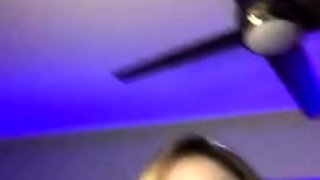 Hot amateur blonde pregnant toying her pussy solo