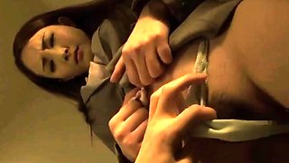 Amateur Asian College Teen Gives Blowjob