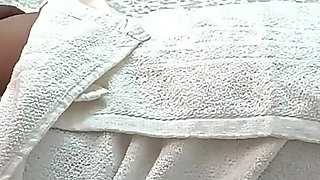 Massager Gives Boobs Massage to Wife -2