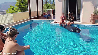 Pool Party with Our Rubber Toy