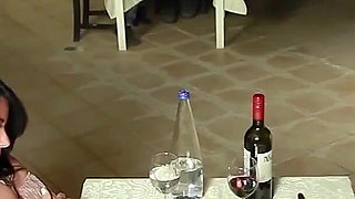Blown Out in the Middle of the Restaurant, Under the Table